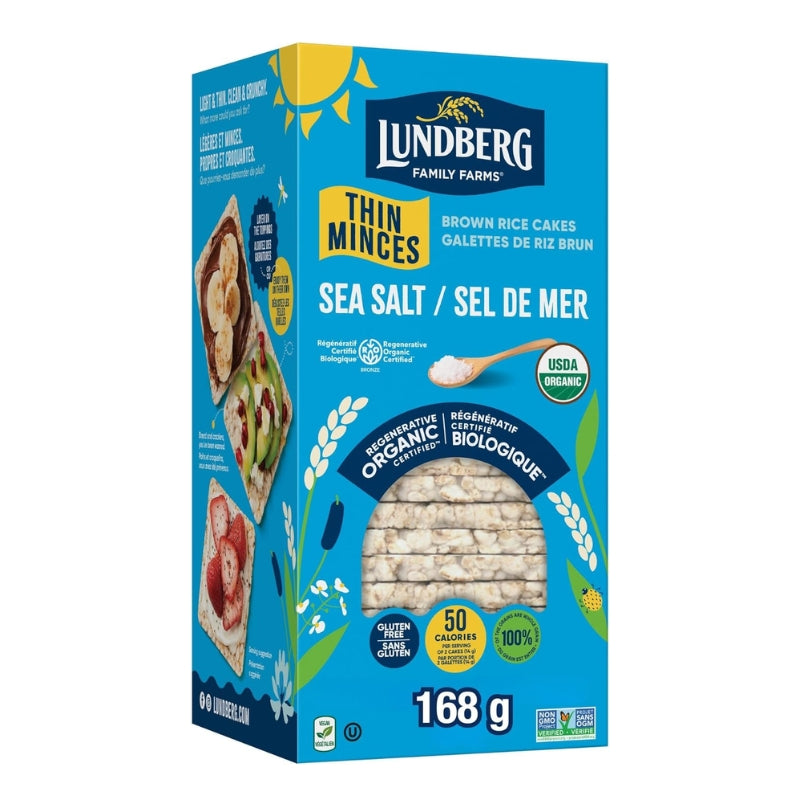 Lundberg Galettes de riz brun - Sel de mer