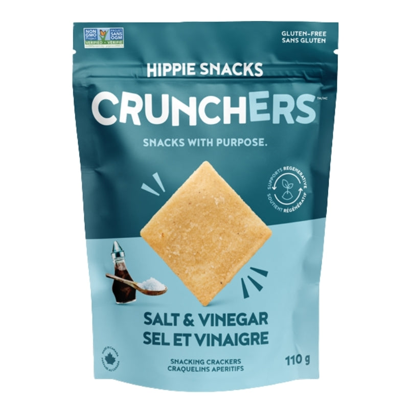 Hippie snacks - Craquelins apéritifs - Sel et vinaigre - 110 g