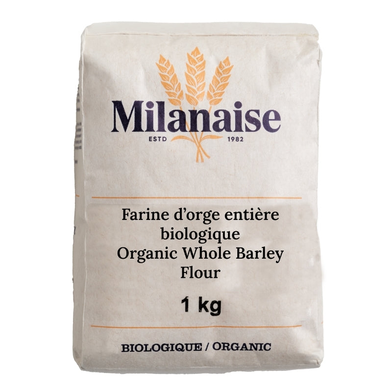 la milanaise Farine d’orge entière biologique