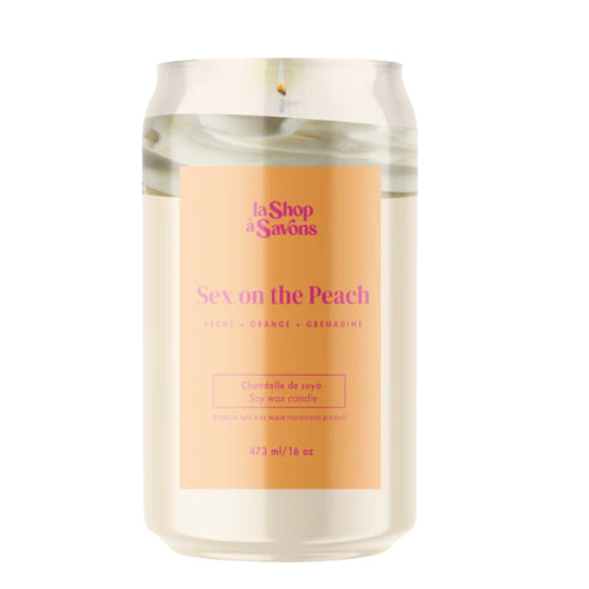 la shop a savons Chandelle de soya - Sex on the peach