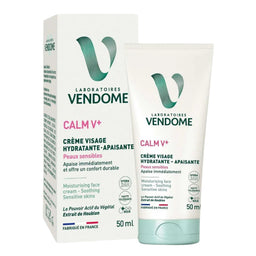 Laboratoires Vendome - Calm V+ - Crème visage hydratante apaisante - 50  ml