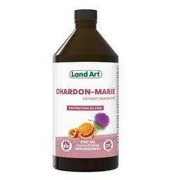 Land Art chardon-marie protection du foie saveur écorce d'orange 250 ml