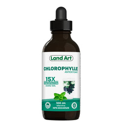 Land Art chlorophylle concentrée 15x saveur menthe 100 ml
