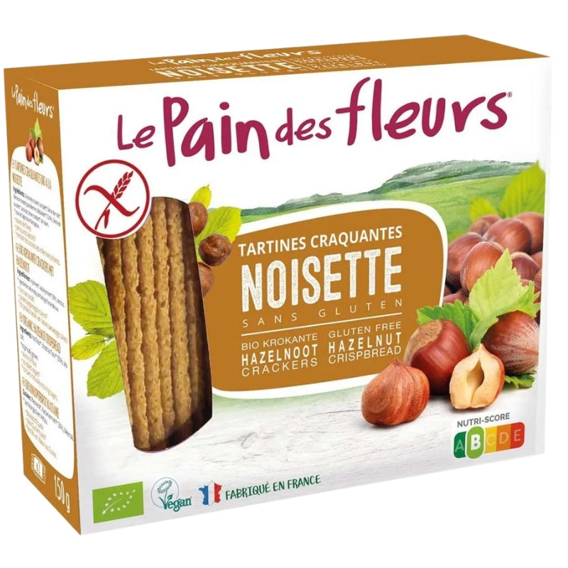 Le pain des fleurs Tartine craquantes Bio - Noisettes