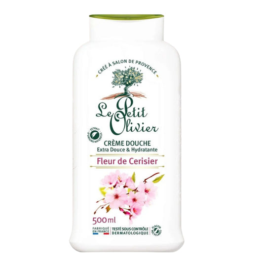 le petit olivier Crème douche - Fleur de cerisier 