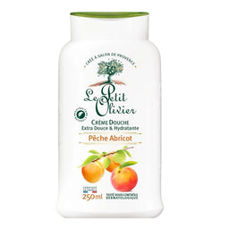 le petit olivier Crème douche - pêche abricot