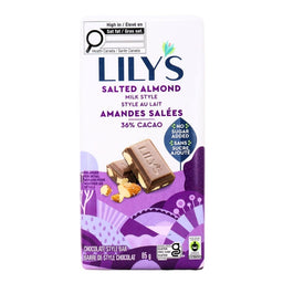Lily's - Tablette de chocolat - Amande salée 36% - 85 g