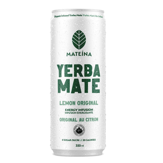 mateina Yerba Mate infusion énergisante - Original au citron 