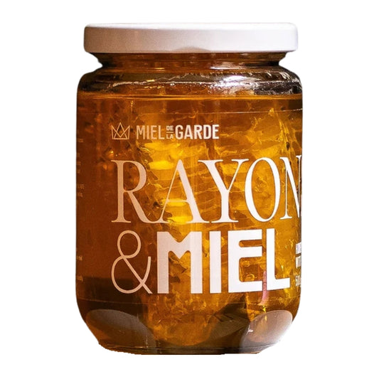 Rayons de miel biologique en pot