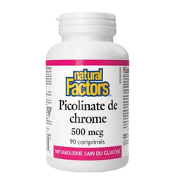 Natural Factors Picolinate De Chrome - 500 mcg