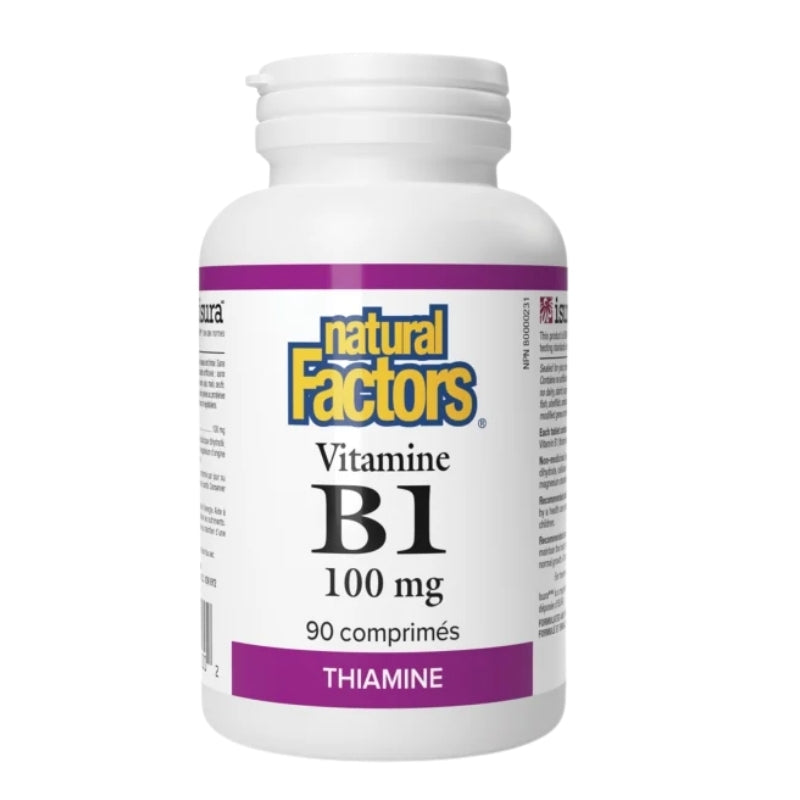 Natural Factors  Vitamine B1 - 100 mg