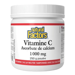 Natural Factors Vitamine C Ascorbate de calcium poudre - 1 000 mg