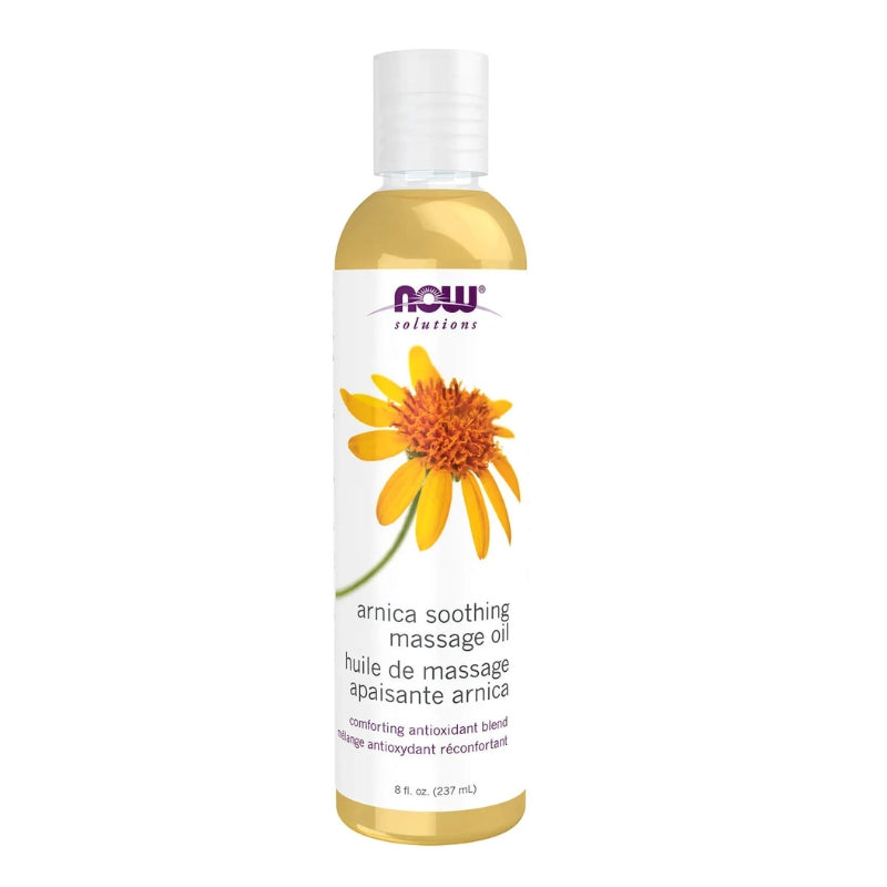 NOW - Huile de massage apaisante arnica - 237 ml