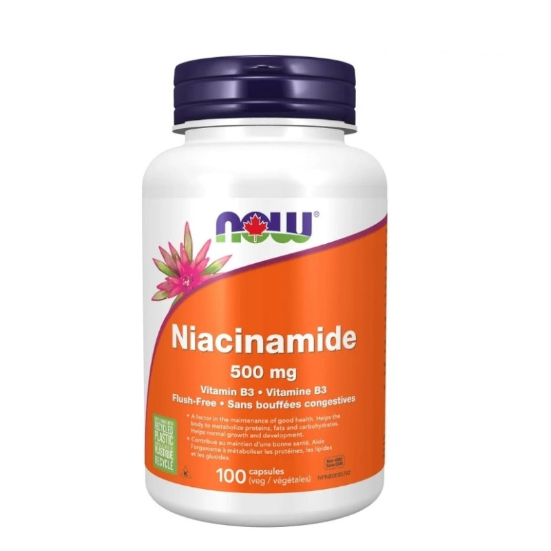 now niacinamide 500 mg vitamine b3 sans bouffées congestives sans ogm 100 capsules