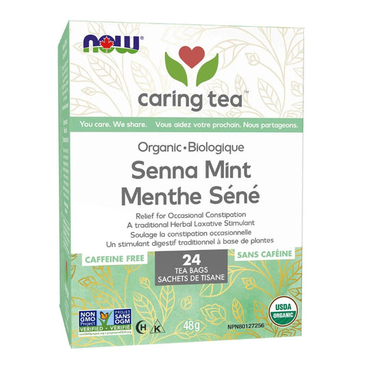 Now - Tisane menthe séné bio - 24 sacs