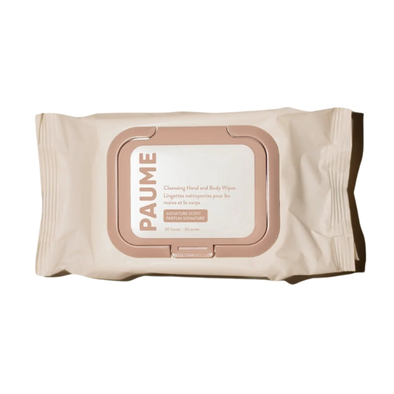 Lingettes nettoyantes pour les mains et le corps - Paume