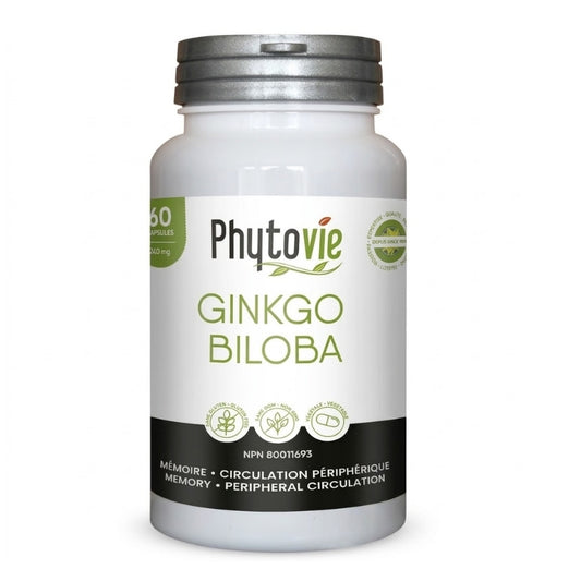 Phytovie Ginkgo Biloba - Mémoire & circulation périphérique