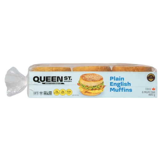 Queen Street Bakery - Muffins anglais - Plain - 480 g