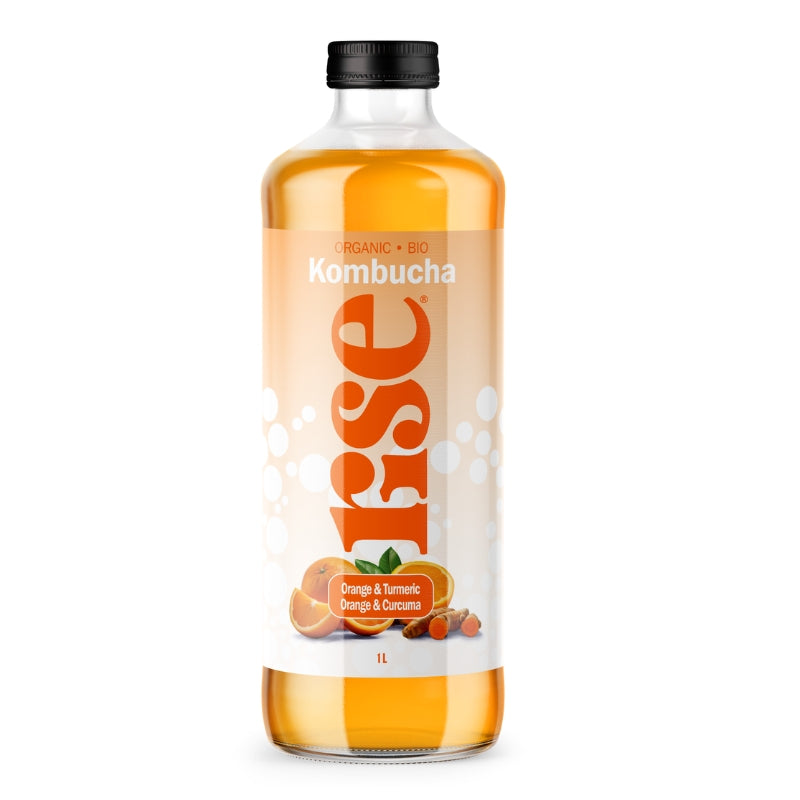 rise Kombucha Orange & Curcuma