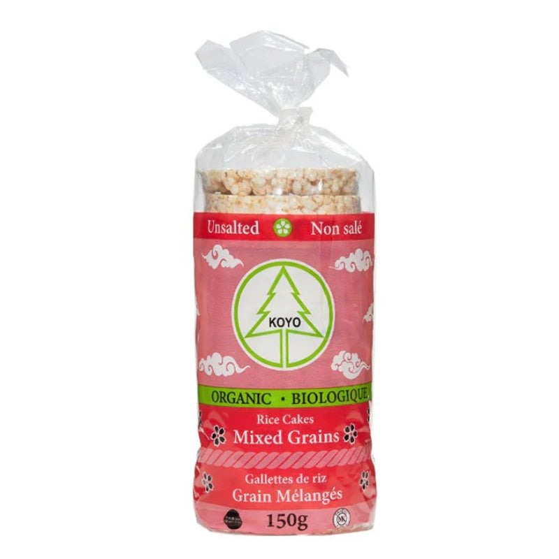 Koyo foods Galettes de Riz Bio Grains Mélangés N.S. Rice cakes - Unsalted - Mixed grain - Organic