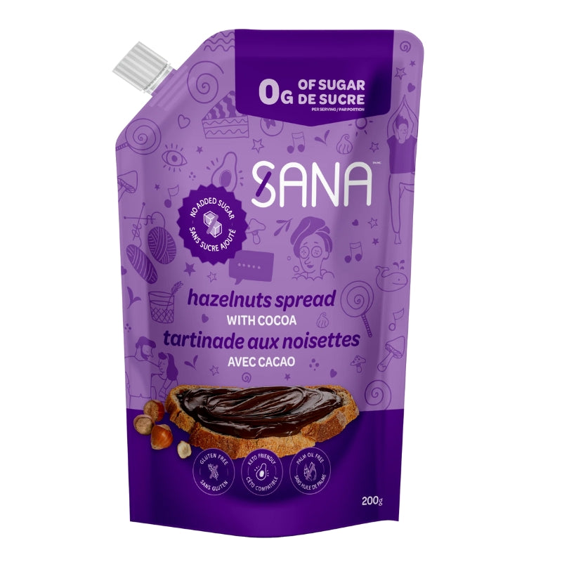 sana Tartinade - Noisettes avec cacao