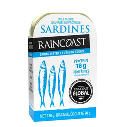 Raincoast Sardines sauvages du Pacifique à l'eau de source