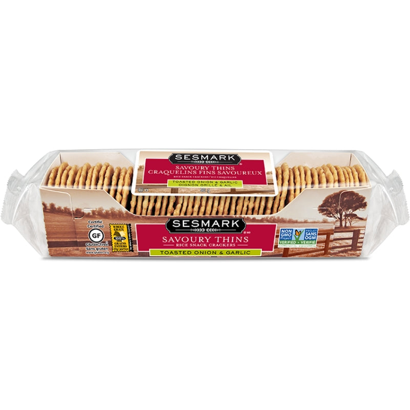 Sesmark - Craquelins fins - Oignon grillé et ail - 90 g