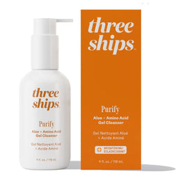 three ships Purify gel nettoyant - Aloe + acide aminé