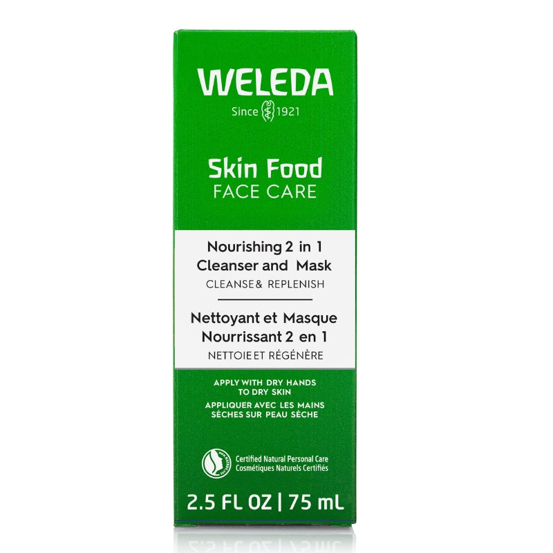 weleda Skin Food Visage Nettoyant et masque nourrissant 2 en 1