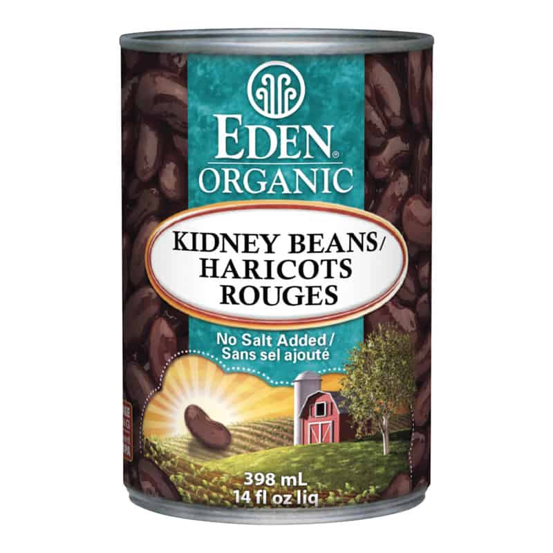 Haricots Rouges Biologiques Sans Sel Ajouté