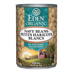 Organic navy beans no salt added