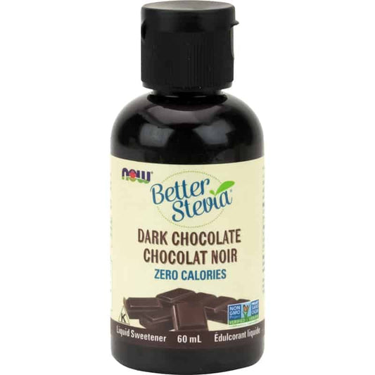 now better stevia chocolat noir zéro calorie édulcorant liquide sans ogm 60 ml