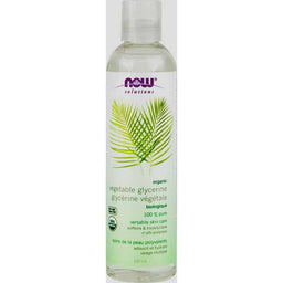 now glycérine végétale biologique 100% pure soins de la peau polyvalents usage multiple 237 ml