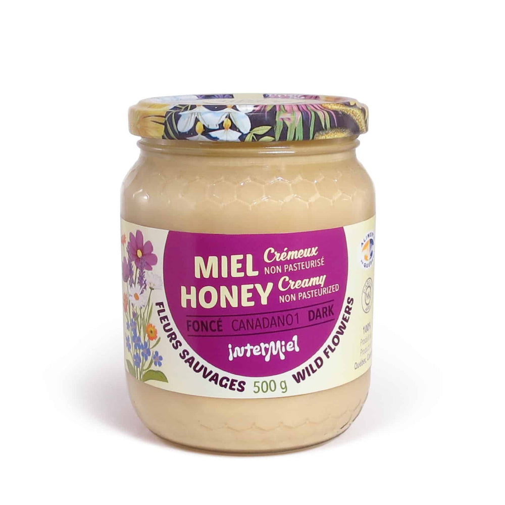 Miel de fleurs sauvages crémeux