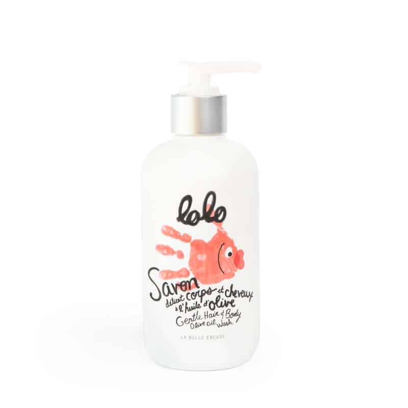 Lolo La Belle Excuse - Savon  Délicat Corps et Cheveux -Huile d'Olive 250 ml