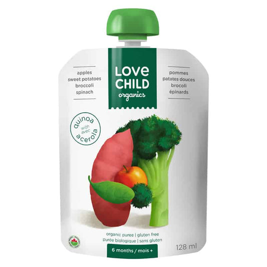 Puree - Apples sweet potatoes broccoli spinach Organic