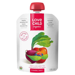 Puree - Apples strawberries beets blueberries Organic