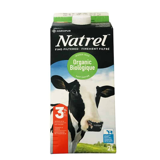 LAIT DE VACHE BIO 3.8% 2L NATREL