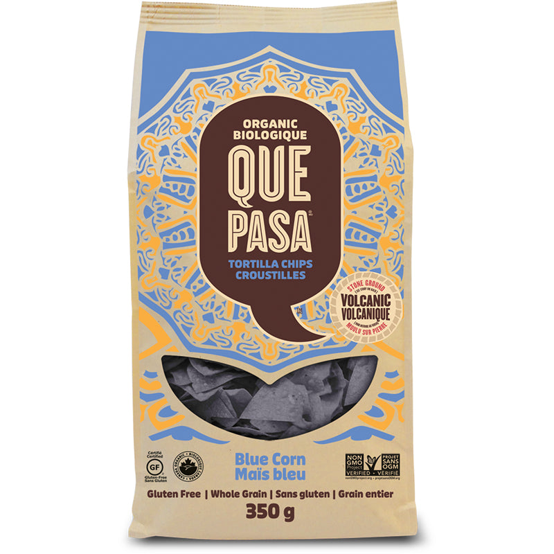 que pasa biologique croustilles maïs bleu sans gluten grain entier sans ogm moulu sur pierre volcanique 350 g