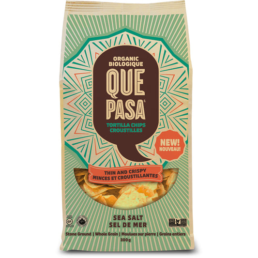 que pasa biologique croustilles minces et croustillantes sel de mer sans gluten grain entier sans ogm moulues sur pierre 300 g