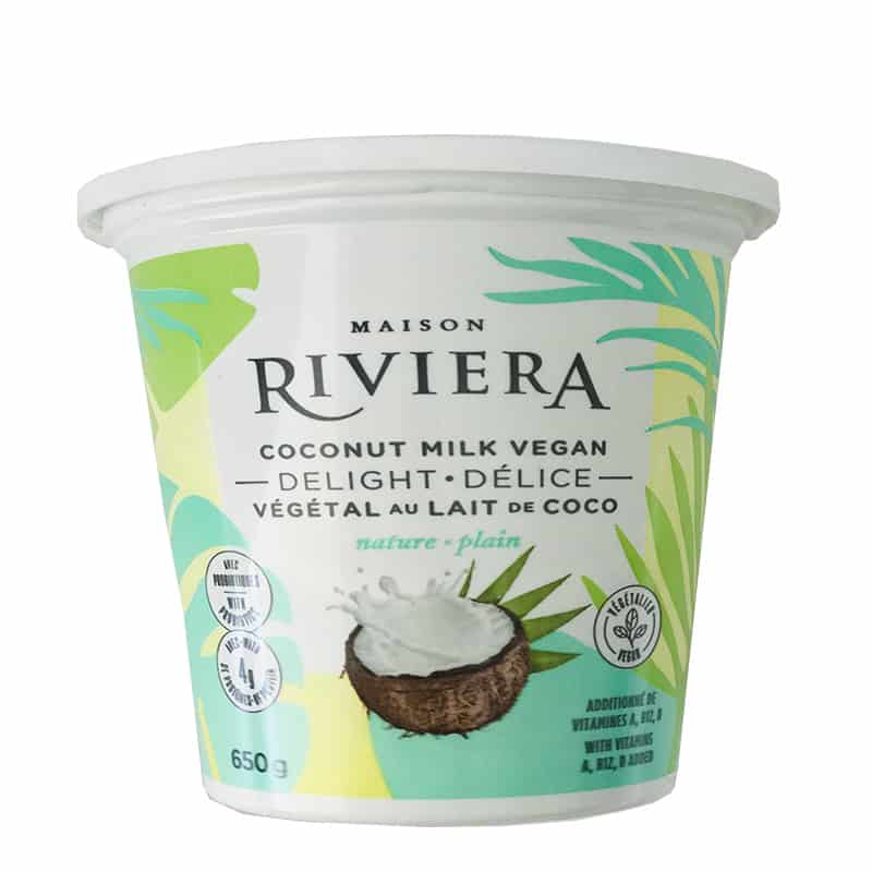 DÉLICE VÉGÉTAL AU LAIT DE COCO NATURE 650G
