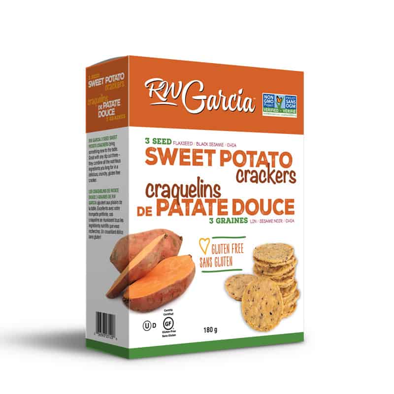 Craquelins de patate douce 3 graines