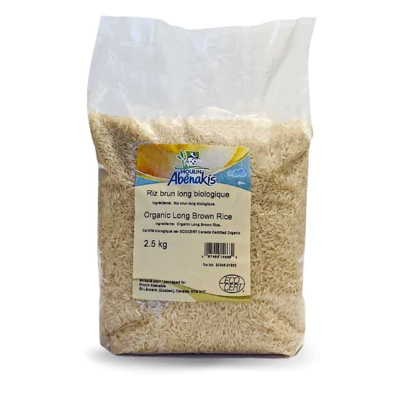 Riz brun long biologique