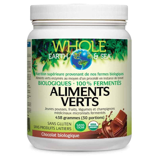 Whole Earth and Sea Aliments Verts - Chocolat