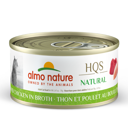 HQS Natural Thon et poulet en bouillon
