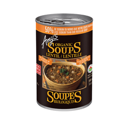 Soupe aux lentilles bio - Teneur réduite en sodium