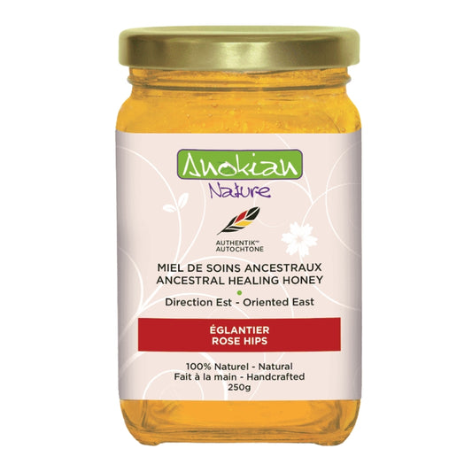 Anokian Nature Miel de soins ancestraux - Églantier Sans OGM Biodégradable Sans gluten