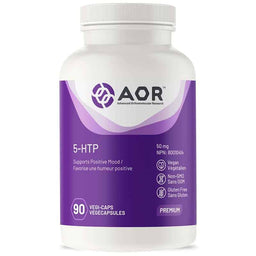 AOR 5-htp 50 mg favorise une humeur positive végétalien sans ogm sans gluten 90 végécapsules