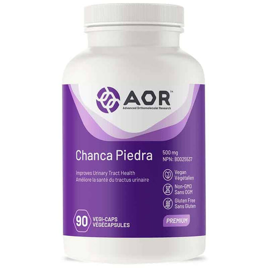 AOR chanca piedra 500 mg améliore la santé du tractus urinaire végétalien sans ogm sans gluten 90 végécapsules