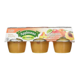 Collations Aux Pommes et Pêches Sans Sucre